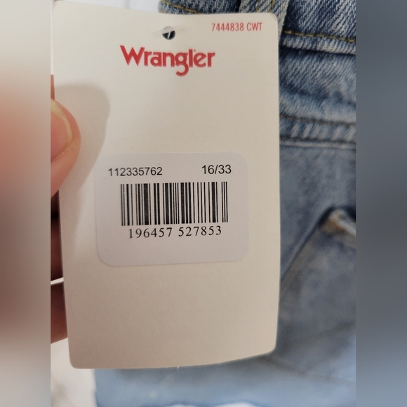 Nwt Wrangler Vintage High Rise 3" S Jean Shorts 16 - Picture 5 of 7